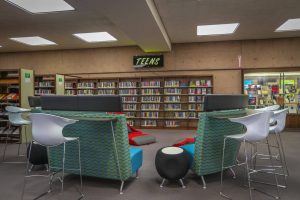 claremont library sitting area
