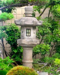 Stone pagoda statue