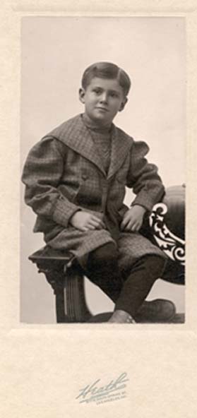 Leland R. Weaver at age six