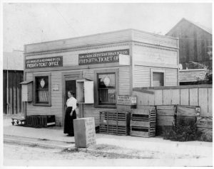 Los Angeles and Redondo Railway Company Freight and Ticket Office in Gardena