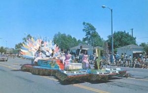 Float in Lakewood Pan American Festival parade