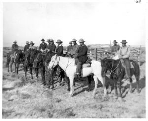 Cowboys at H. J. Butterworth corral