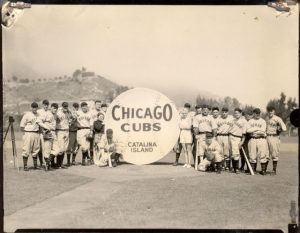 Chicago Cubs team photo on Catalina Island, c. 1930s