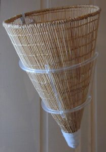 Burden basket of the type used by Piute Indians
