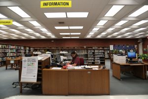 Norwood Library receptiod desk