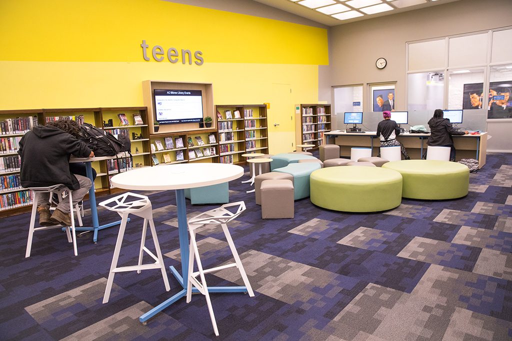 AC Bilbrew LIbrary teenager area