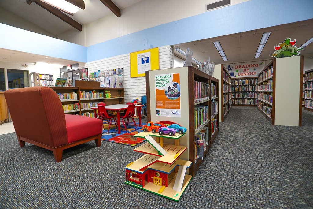childrens area in Alondra Library