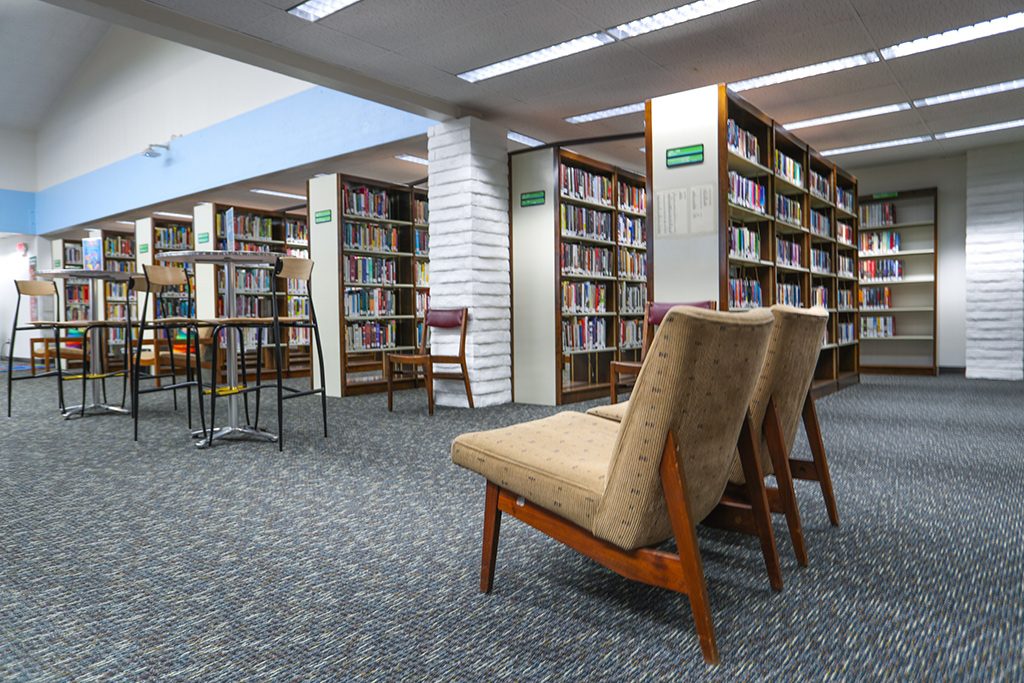 reading chair at Alondra Library