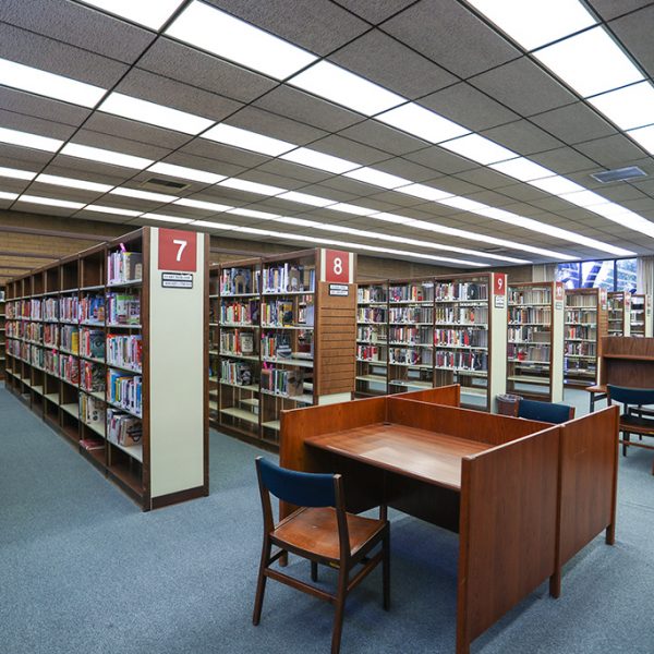 La Canada Flintridge desk and bookcases