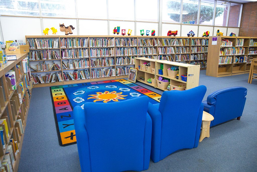 Wiseburn library childrens play area