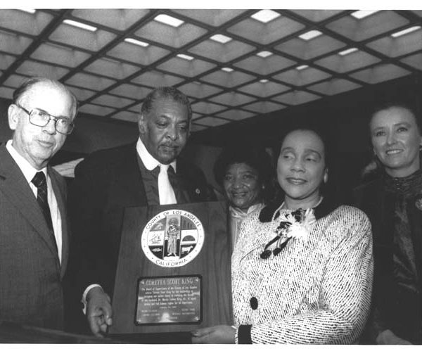 Coretta Scott King at A C Bilbrew Library Black History Month Celebration