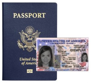 US passport & card