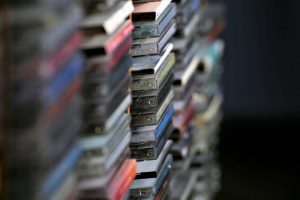 stacks and stacks of music