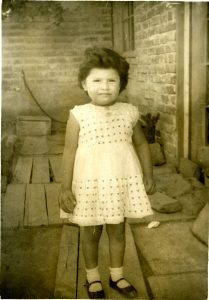Gloria Medina as a child