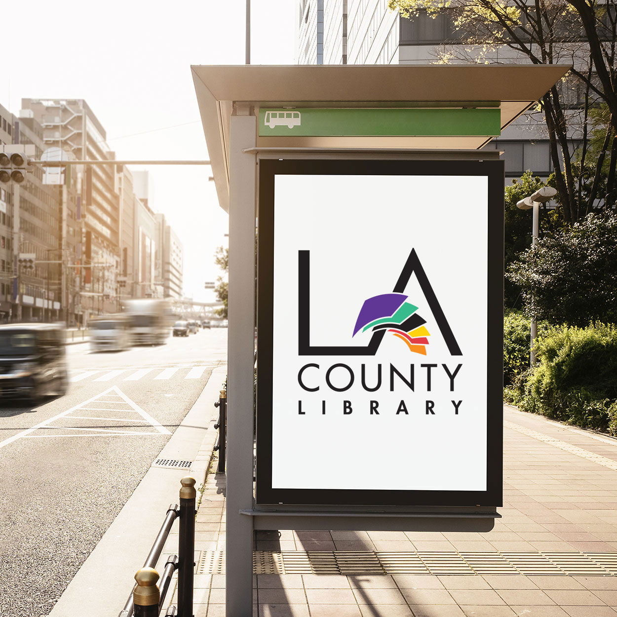 LA County Library media board