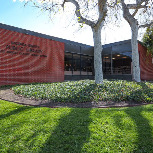 hacienda heights library outside view
