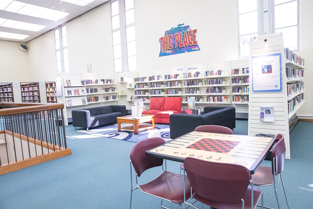 Huntington Park Library sitting area