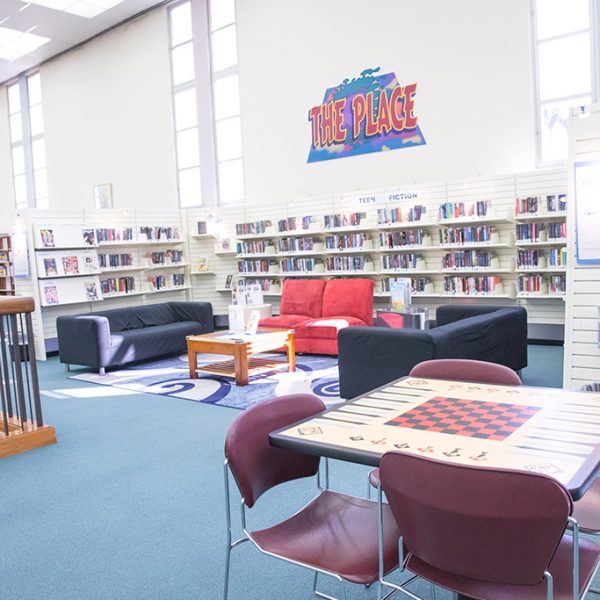 Huntington Park Library sitting area
