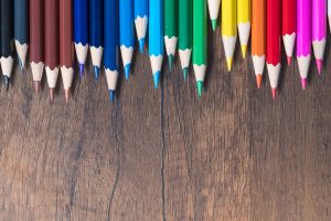 colored pencils