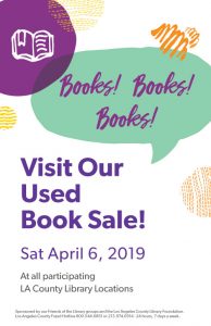 booksale on april 6, 2019