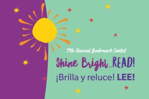 bookmark contest, shine bright, read