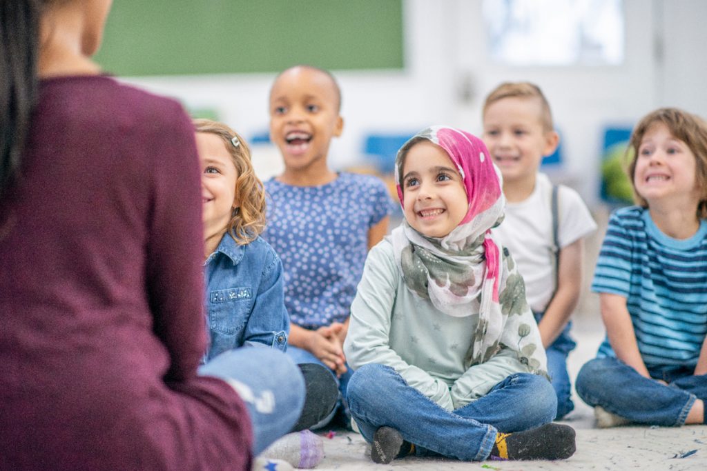 children at storytime