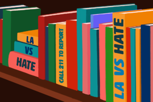 LA vs Hate books illustration
