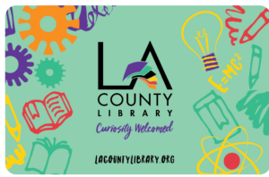 Sample of new LA County Library Card