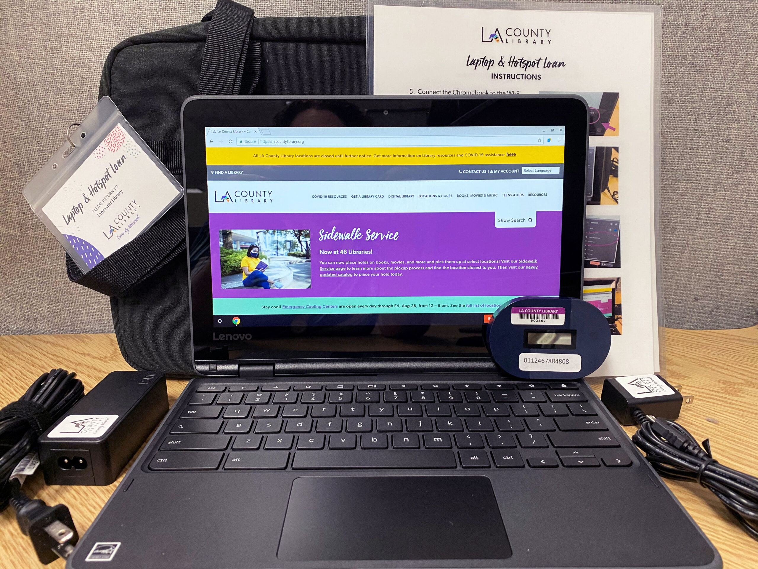 Laptop & Hotspot Loans Kit