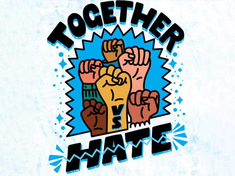 Together vs Hate graphic