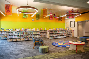 Interior of Temple City Library