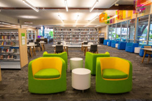 Interior of Temple City Library