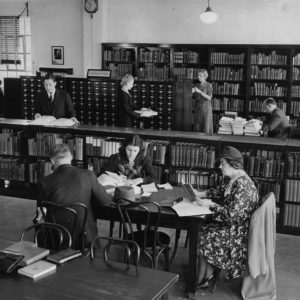 Library Headquarters Reading Room, 1938