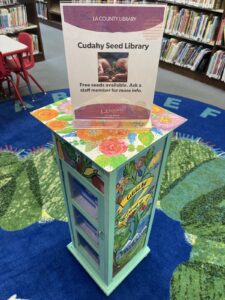 sign for Cudahy Library's Seed Library
