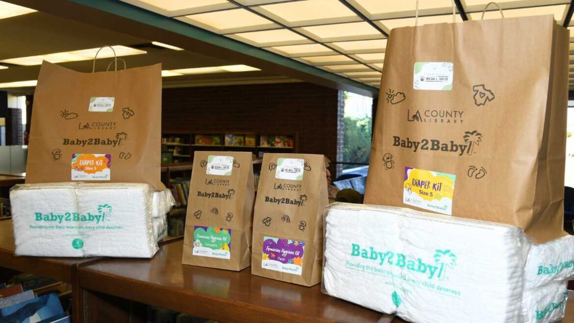 Diaper and Hygiene kits available at select LA County Libraries