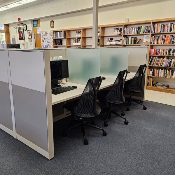 Wiesburn Library computer carrels