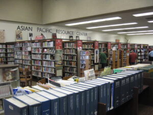 Interior of the Asian Pacific Resource Center at Rosemead Library (LA County Library)