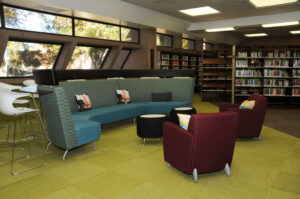 Sitting area at Claremont Library