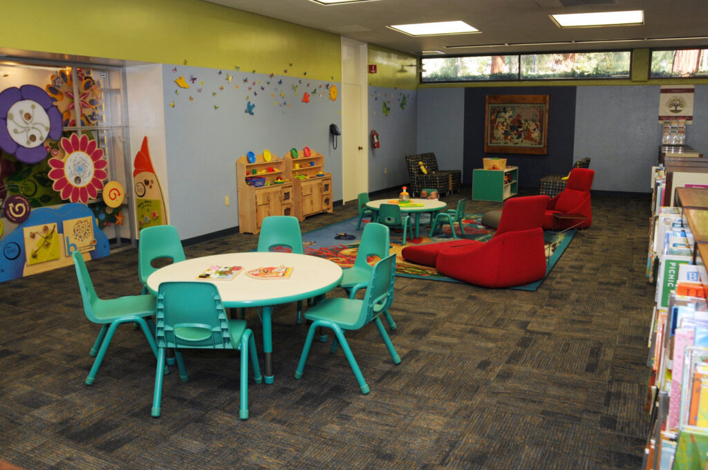 Children's area at Claremont Library