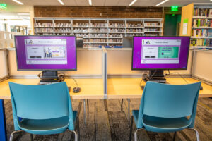 Public computers at Florence Library