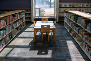 work area in East Rancho Dominguez Library