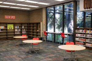 Teen area at La Cañada Flintridge Library