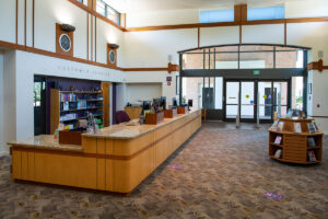 Customer service area at Westlake Village Library