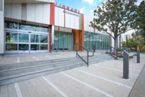 South Whittier Library front entrance