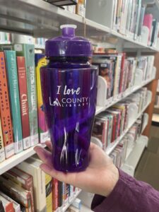 I Love LA County Library Waterbottle