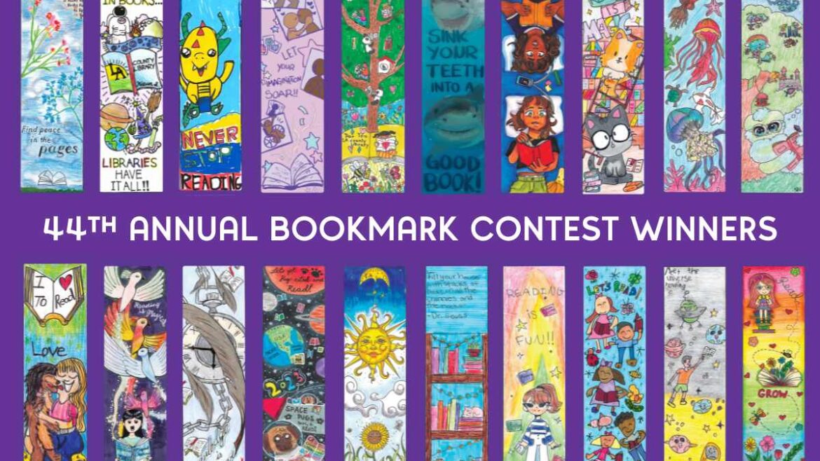 LA County Library's 44th Annual Bookmark Contest winners