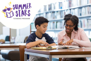 Summer Stars - tutor and student