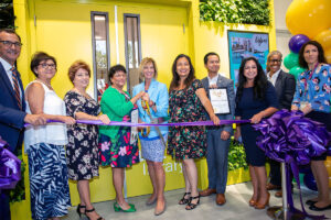 Ribbon Cutting ceremony at newly renovated Paramount Library