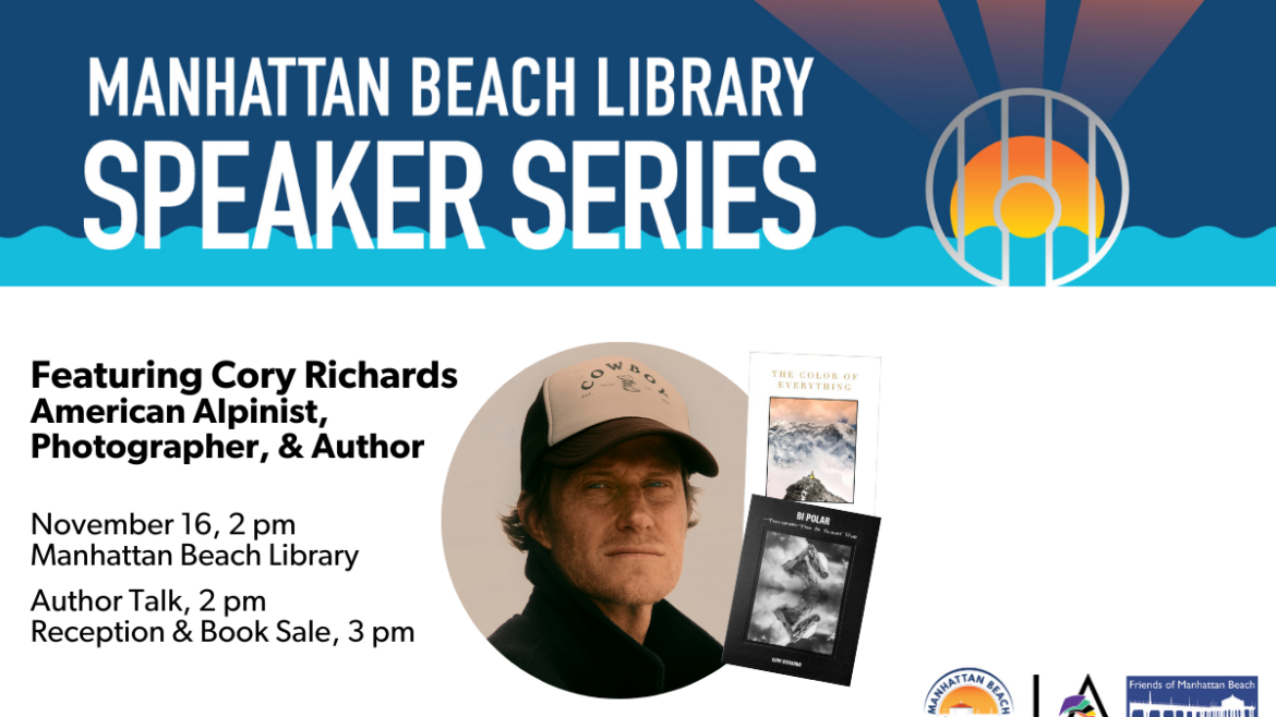 Manhattan Beach Library Speaker Series featuring Cory Richards
