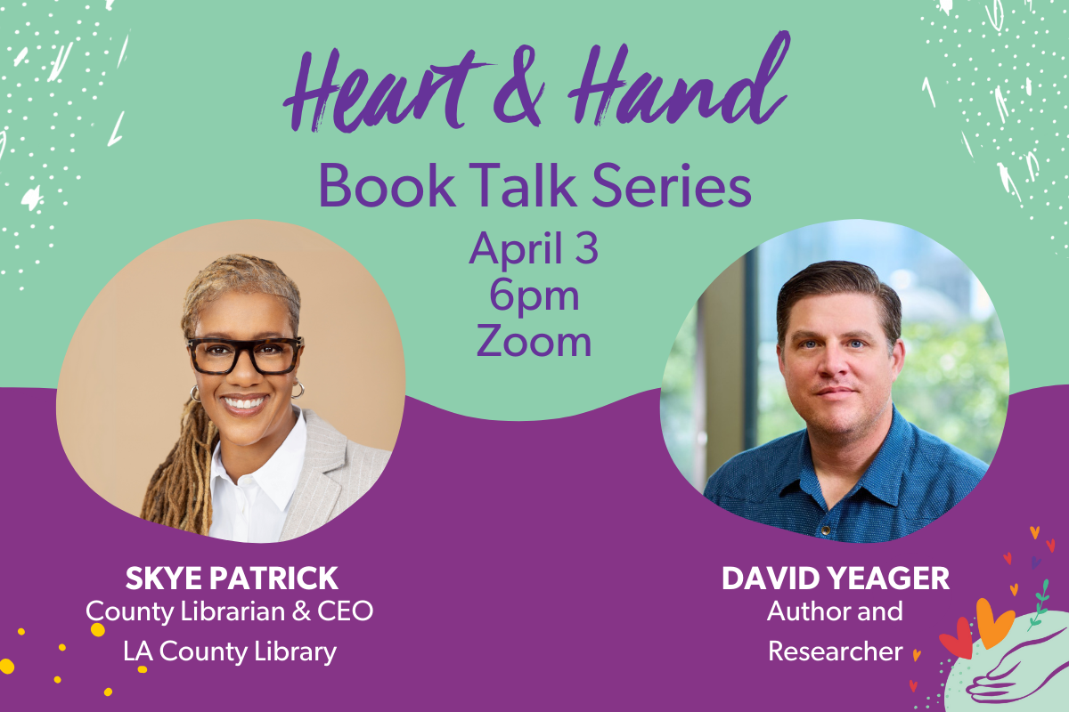 Heart & Hand Book Talk with David Yeager